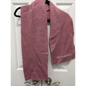 Harley Davidson Motorcycles Women's Pink Sweater Winter Scarf Logo One Size EUC